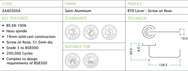 ZAA030 Specification